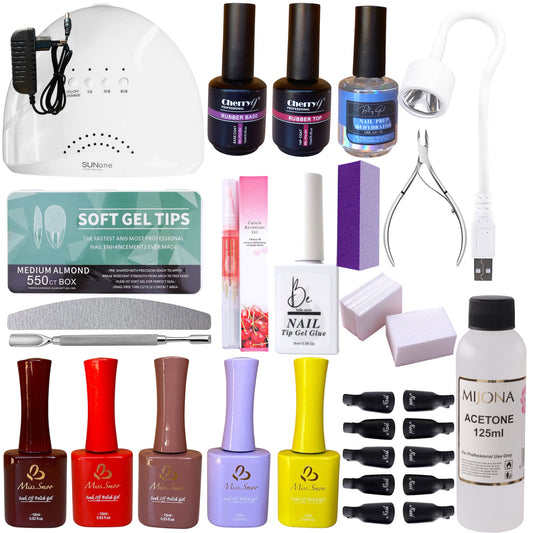 GelX Glow Kit – All-in-One Extensions & Soak-Off Set