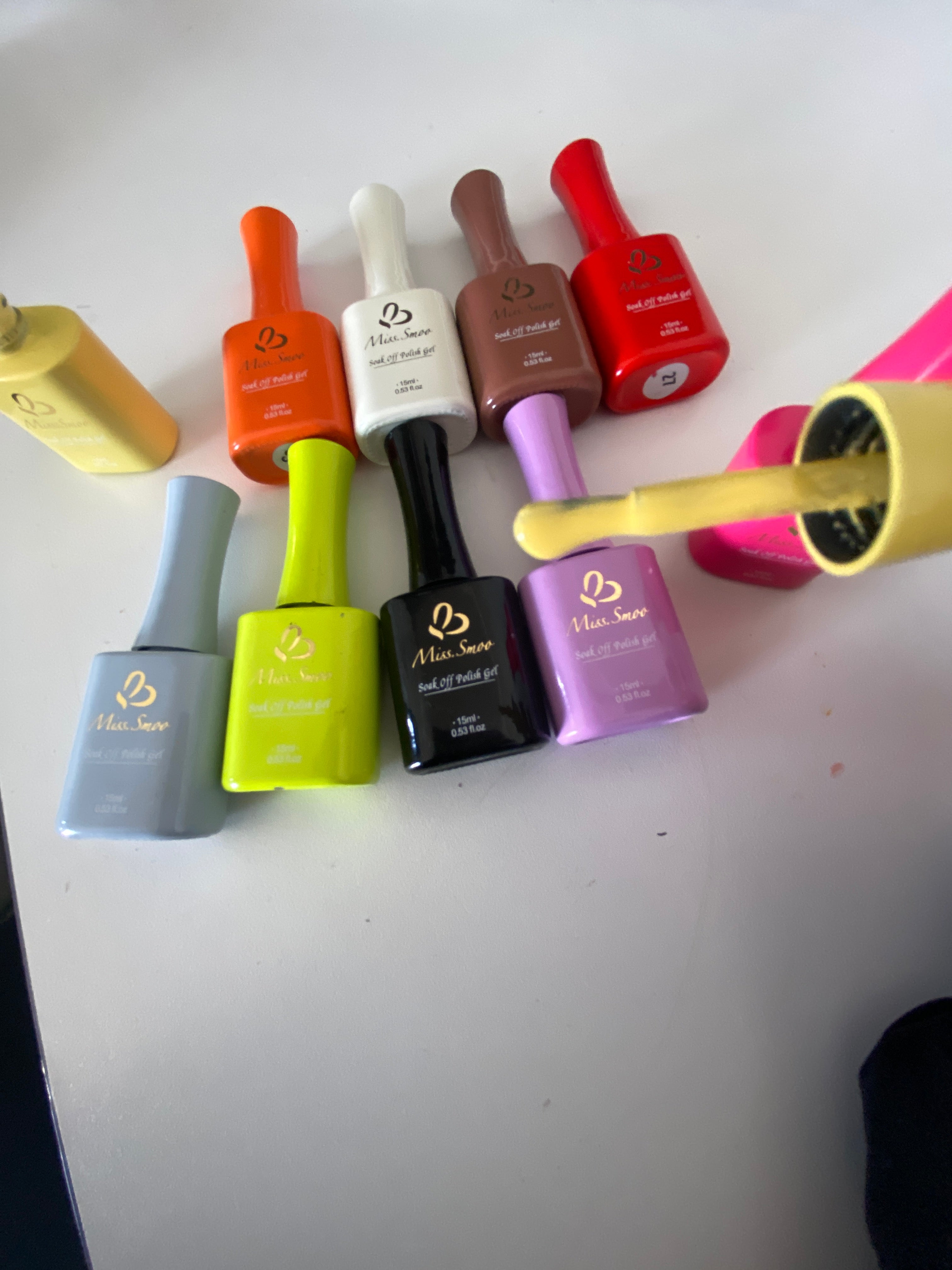 10 Gel colors