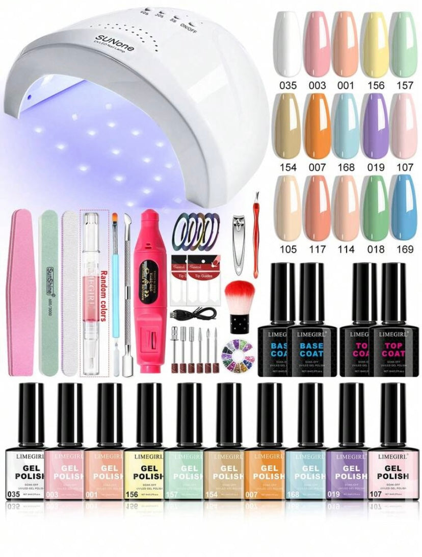 15 Gel Colors Nail Studio Kit
