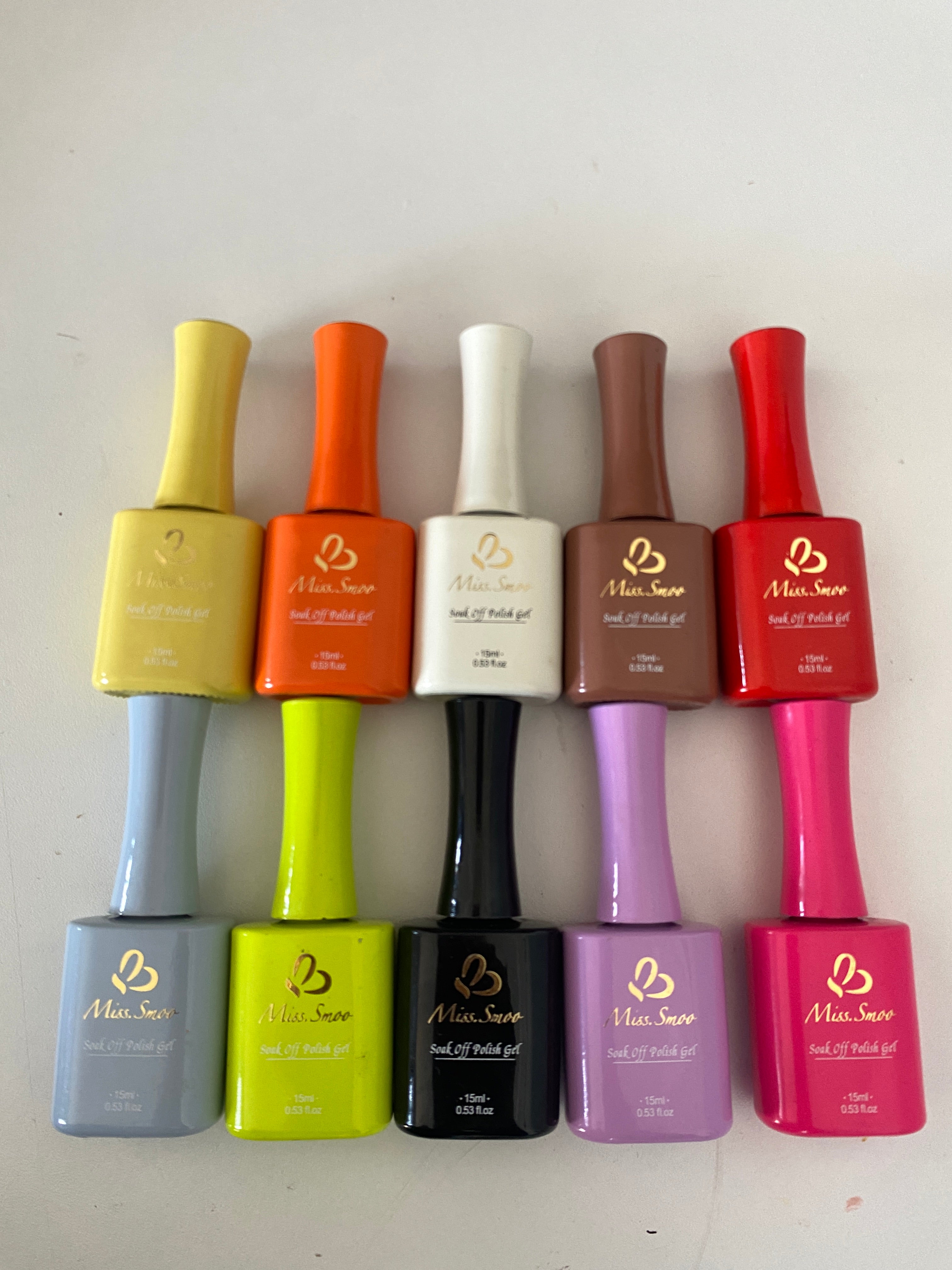 10 Gel colors
