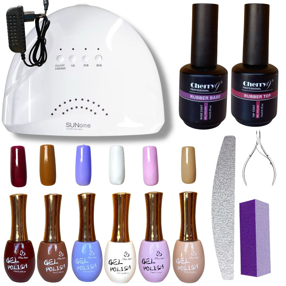 The Ultimate Gel Nail Kit| Create Flawless Nails at Home - Preset Colors
