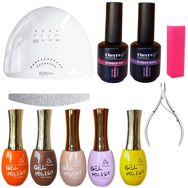 The Ultimate Gel Nail Kit| Create Flawless Nails at Home - Preset Colors