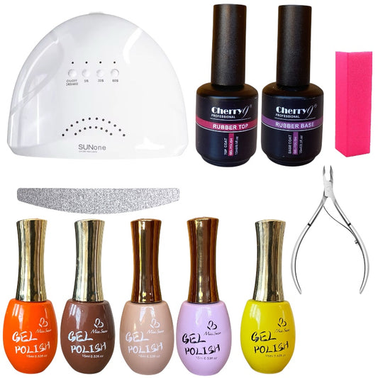 The Ultimate Gel Nail Kit| Create Flawless Nails at Home - Preset Colors