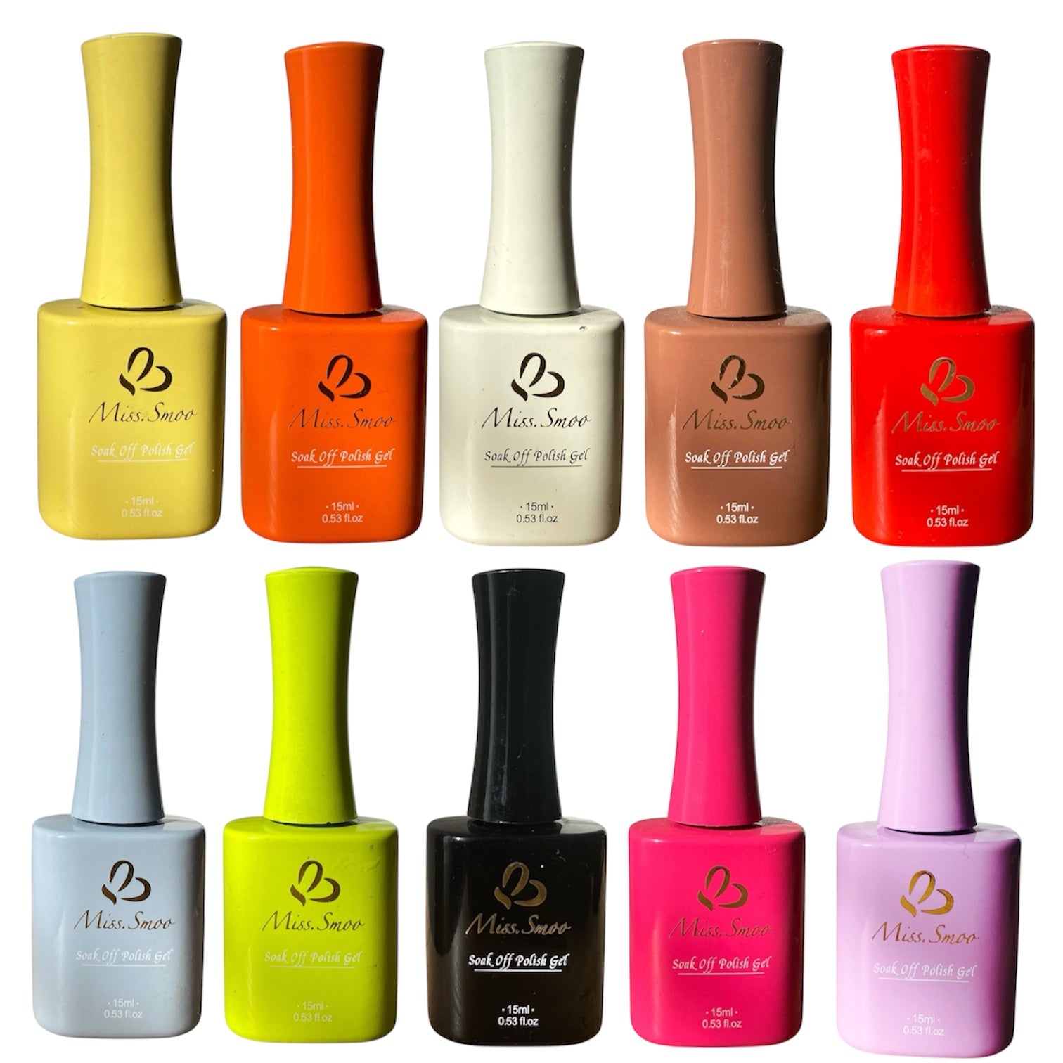 10 Gel colors